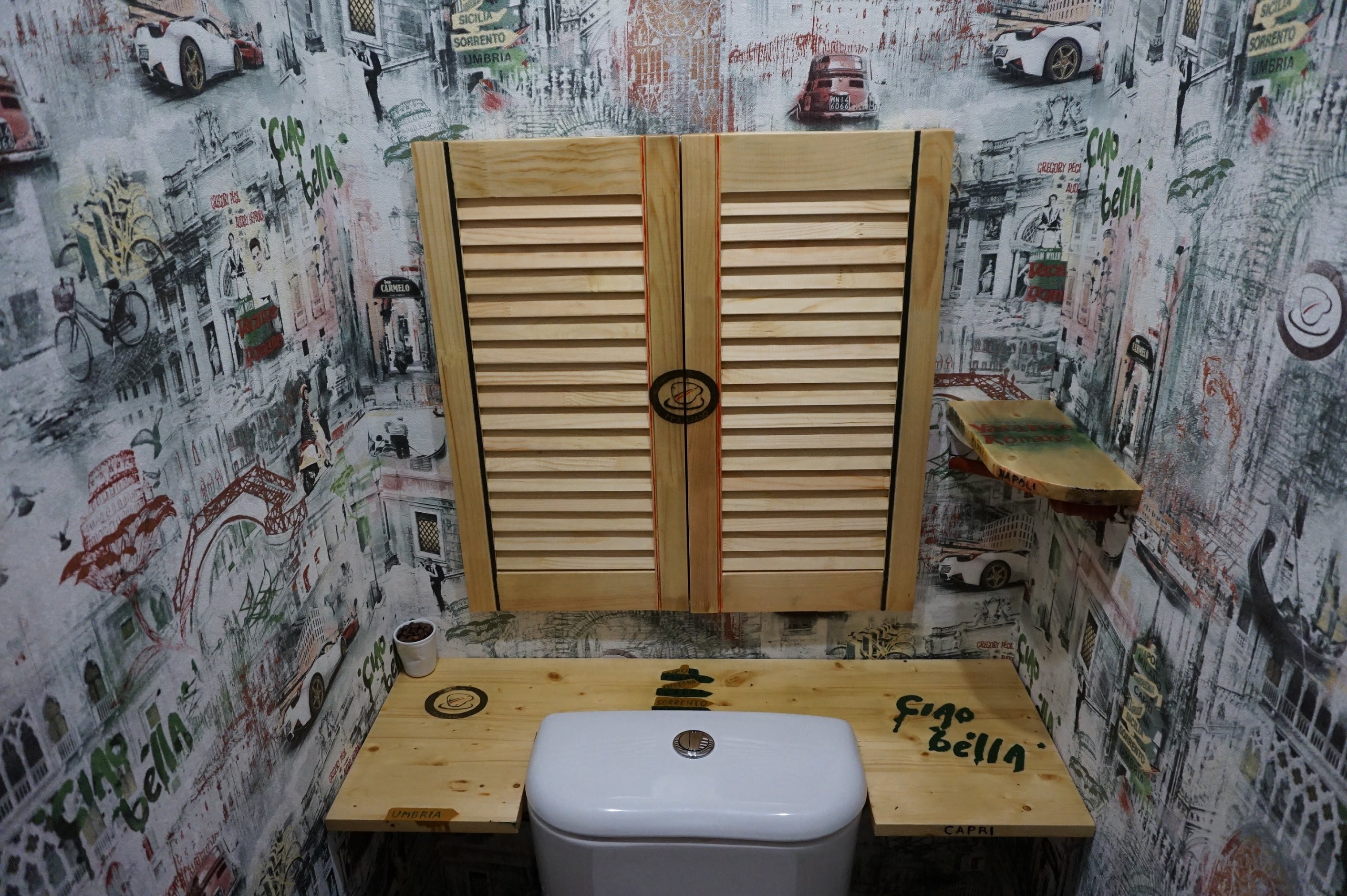 Ремонт Туалета В Квартире Обоями Фото