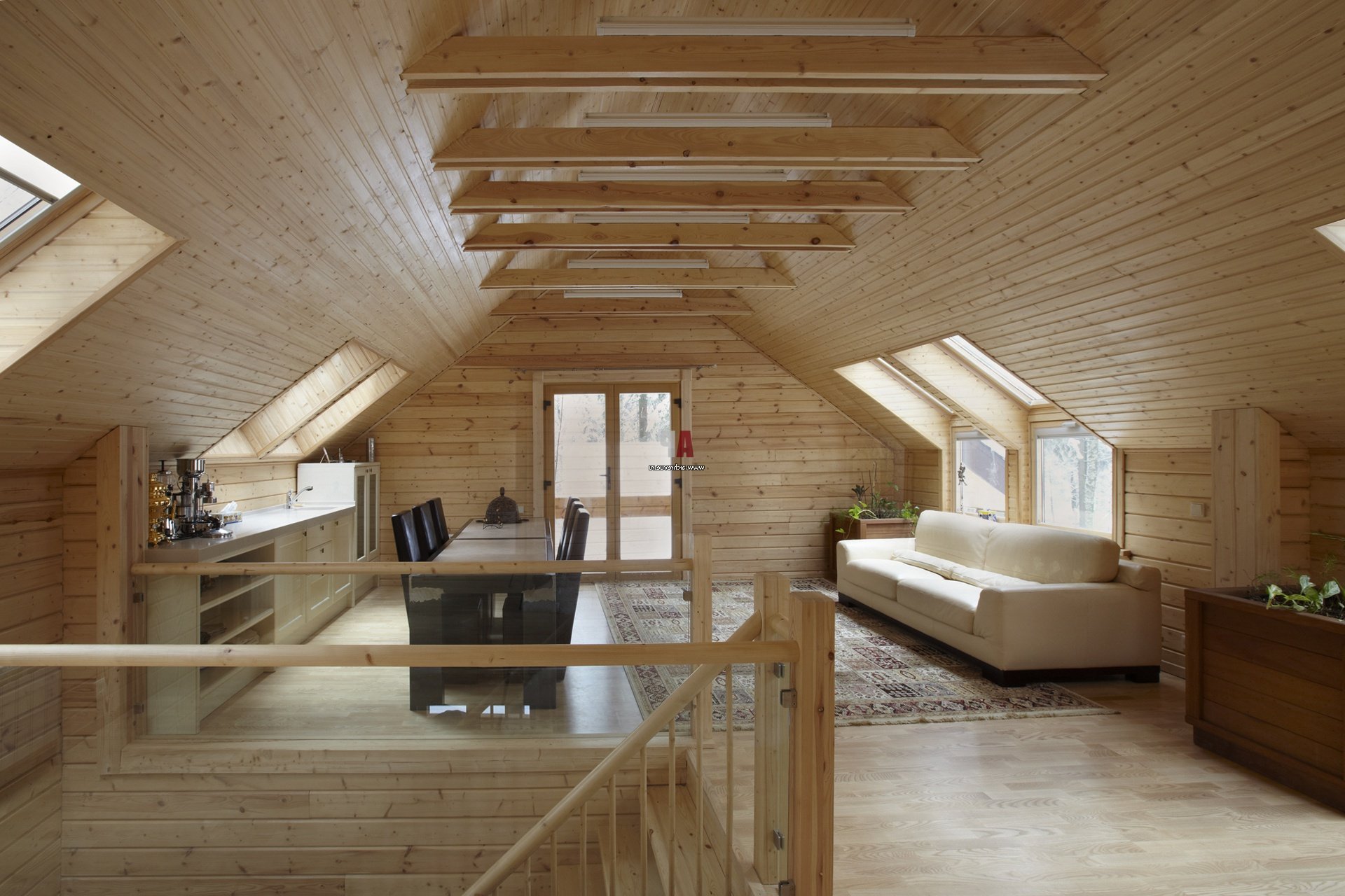Dizajn potkrovlja u privatnoj kući: ideje za dizajn interijera 