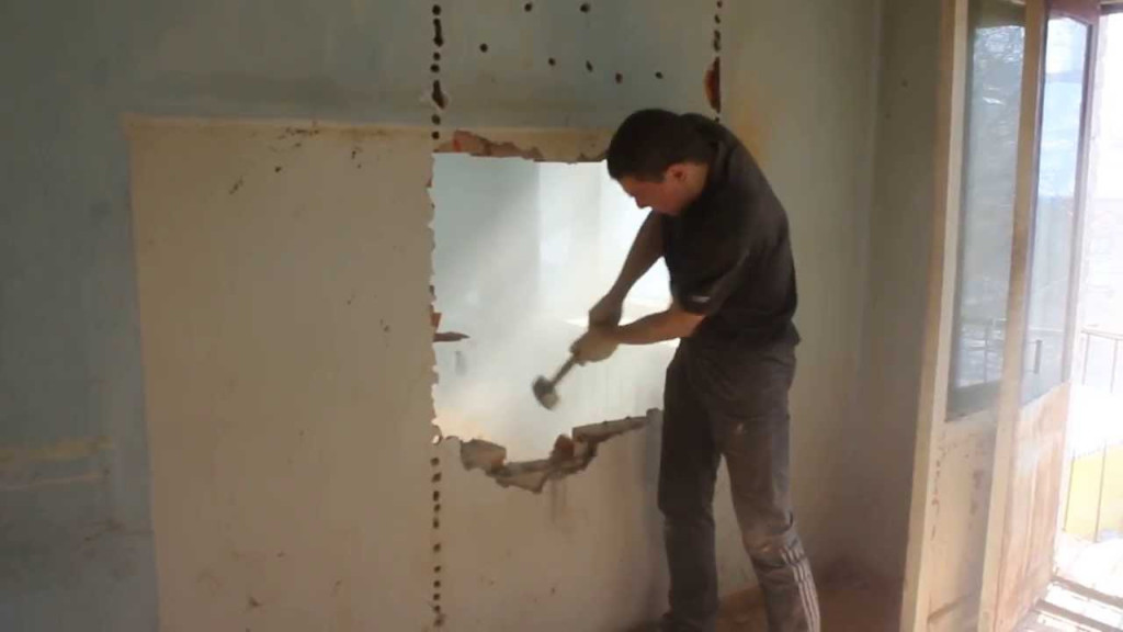 Демонтаж гипсокартона со стен расценка
